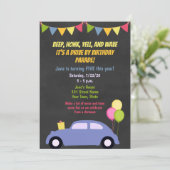 Conduite par Anniversaire Parade Invitation (Debout devant)