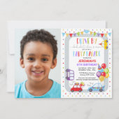 Conduite Par Anniversaire Parade Photo Invitation (Devant)