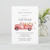 Conduite par Baby shower Automne Invitation (Debout devant)