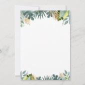 Conduite Par Baby shower Invitation Douche Dinosau (Dos)