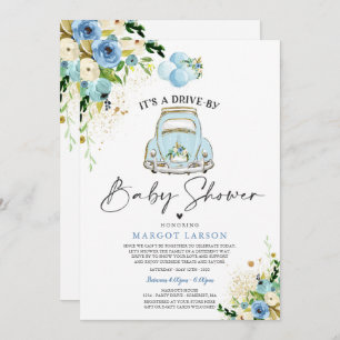 Conduite par Baby shower Invitation Douche Florale