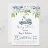 Conduite par Baby shower Invitation - Garçon (Devant)