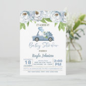 Conduite par Baby shower Invitation - Garçon (Debout devant)