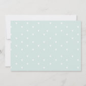 Conduite par Baby shower Parade Invitation (Dos)