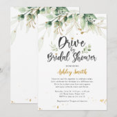 Conduite Par Bridal Douche Invitation Végétale Dou (Devant / Derrière)