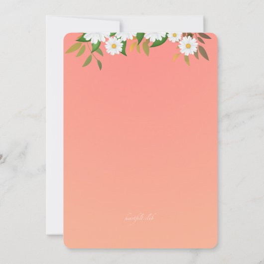 Conduite Par Des Invitations De Douche Bridal (Dos)