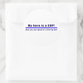 Conduite par feu COP autocollant cadeau (Sac)