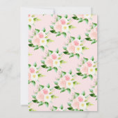 Conduite Par Filles Baby shower Invitation (Dos)