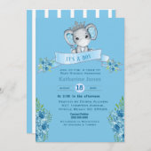 Conduite Par Garçons Bébé Douche Invitations (Devant / Derrière)