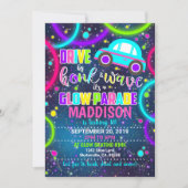 Conduite par Honk and Wave Glow Party Invitation (Devant)