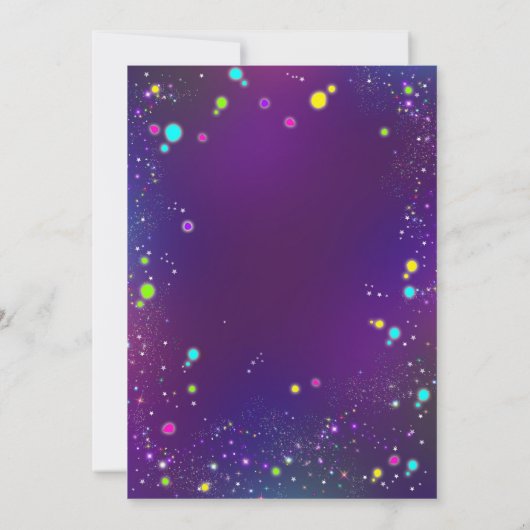 Conduite par Honk and Wave Glow Party Invitation (Dos)