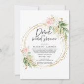 Conduite par la douche nuptiale Invitation Verdure (Devant)