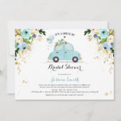 Conduite par une douche nuptiale Invitation Floral (Devant)