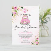 Conduite Par Une Invitation De Douche Bridal Flora (Debout devant)