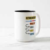 Conduite - Régime de retraite 2024 Mug (Devant droit)