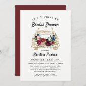 Conduite Rustique Par Invitation À Douche Nuptiale (Devant / Derrière)