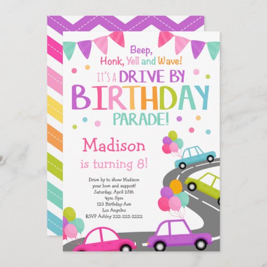 Conduite sur Invitation, Invitation de Quarantaine (Devant / Derrière)