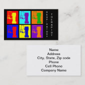 Conduits d'art de bruit de cartes de visite de (Devant / Derrière)