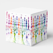 Cone-cellen en bipolaire neurond van het netvlies bedankdoosjes (Achterkant)