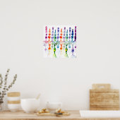 Cone-cellen en bipolaire neurond van het netvlies poster (Keuken)