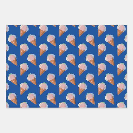 Cone Cone Cone Pattern Cute Cute Inpakpapier Vel (Voorkant 3)