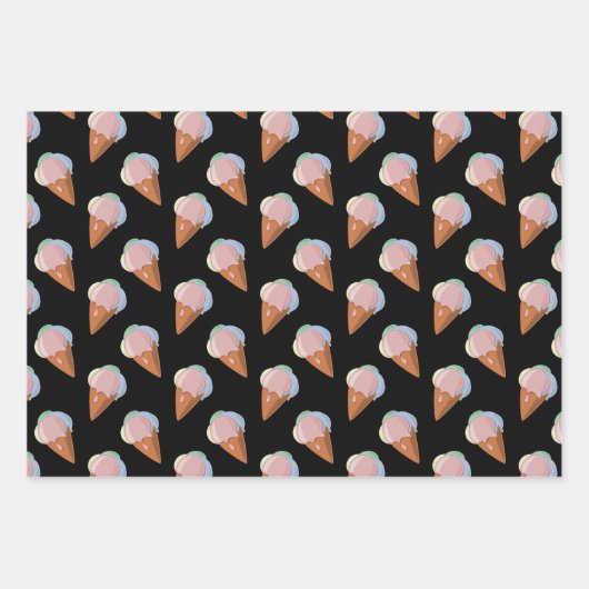 Cone Cone Cone Pattern Cute Cute Inpakpapier Vel (Voorkant 2)