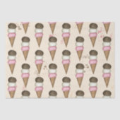 Cone Cone Cone Pattern Cute Cute Tissuepapier (Voorkant)