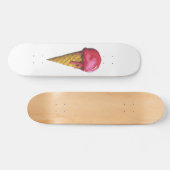 Cône crème glacée fraise Skateboard (Horz)