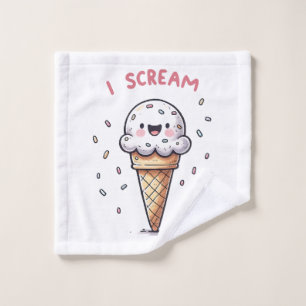 Cône de glace I Scream avec paillettes