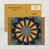 Cone Fractal Briefkaart (Voorkant / Achterkant)