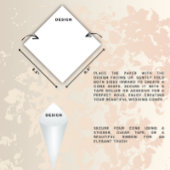 Cône mariage En Papier Pour Fleurs Pétales Jeu