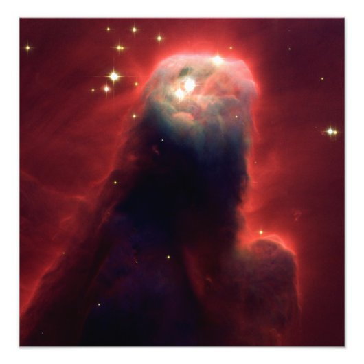 Cone Nebula (Hubble Telescope) Foto Afdruk (Voorkant)