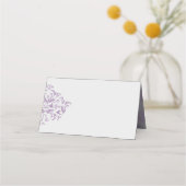 Conefloer elegant Damask Blank Place Kaarten (Voorkant)