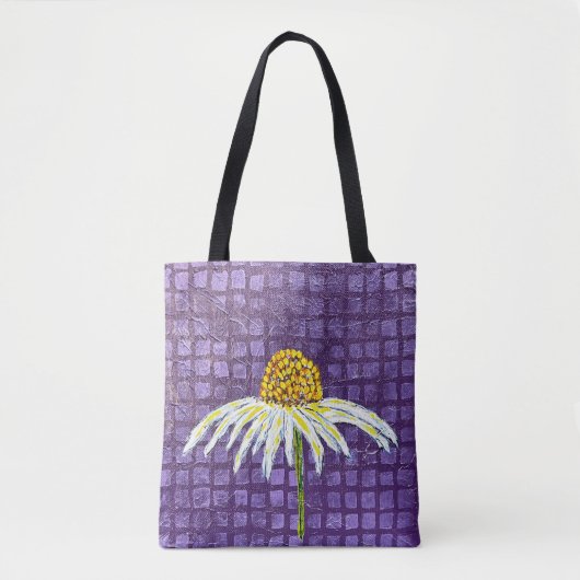 coneflower canvas tas (Voorkant)