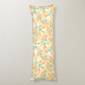 Coneflower Confetti op eierschaal Lichaamskussen (Achterkant (Verticaal))