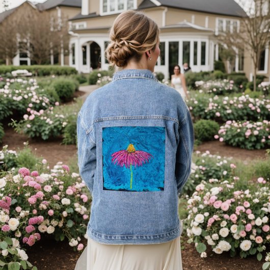 Coneflower jeans jas denim jacket (Huwelijk Achterkant)