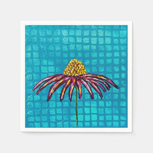 Coneflower papieren servetten (Voorkant)