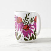 Coneflower — Tasse à café (Devant droit)