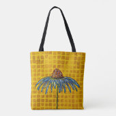 Coneflower Yellow canvas tas (Achterkant)