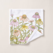 Coneflowers Watercolor (Gant de toilette)