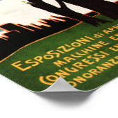 CONEGLIANO Italiaans Wijnfestival 1902 Adverteren Poster (Hoek)