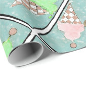 Conehead Heaven Ice Cream wrappapier! Cadeaupapier (Rol Hoek)