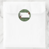 Cônes de pin de Noël avec étiquette (Sac)
