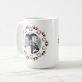 Cônes de pin et baies mandala mug (Devant gauche)