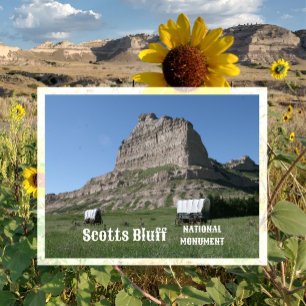 Conestoga-wagens, Scotts Bluff National Monument Briefkaart