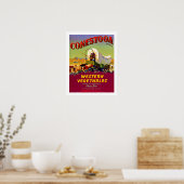 Conestoga Westerne groenten Poster (Keuken)