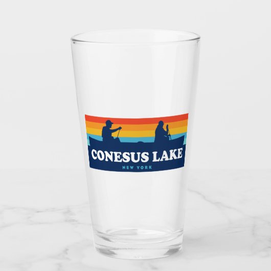 Conesus Lake New York Glas (Voorkant)