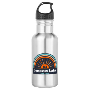 Conesus Lake New York Regenboog Waterfles