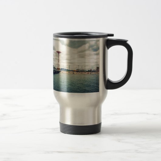 Coney Island Beach Panorama Reisbeker (Rechts)