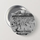 CONEY ISLAND-BUTTON RONDE BUTTON 7,6 CM (Voorkant /achterkant)